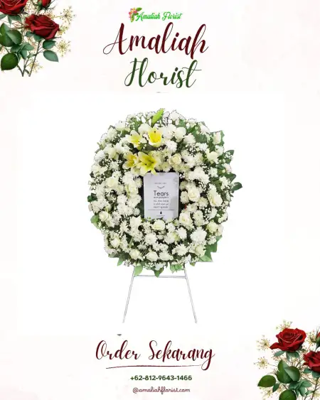 Krans Bunga Duka Ponowaren